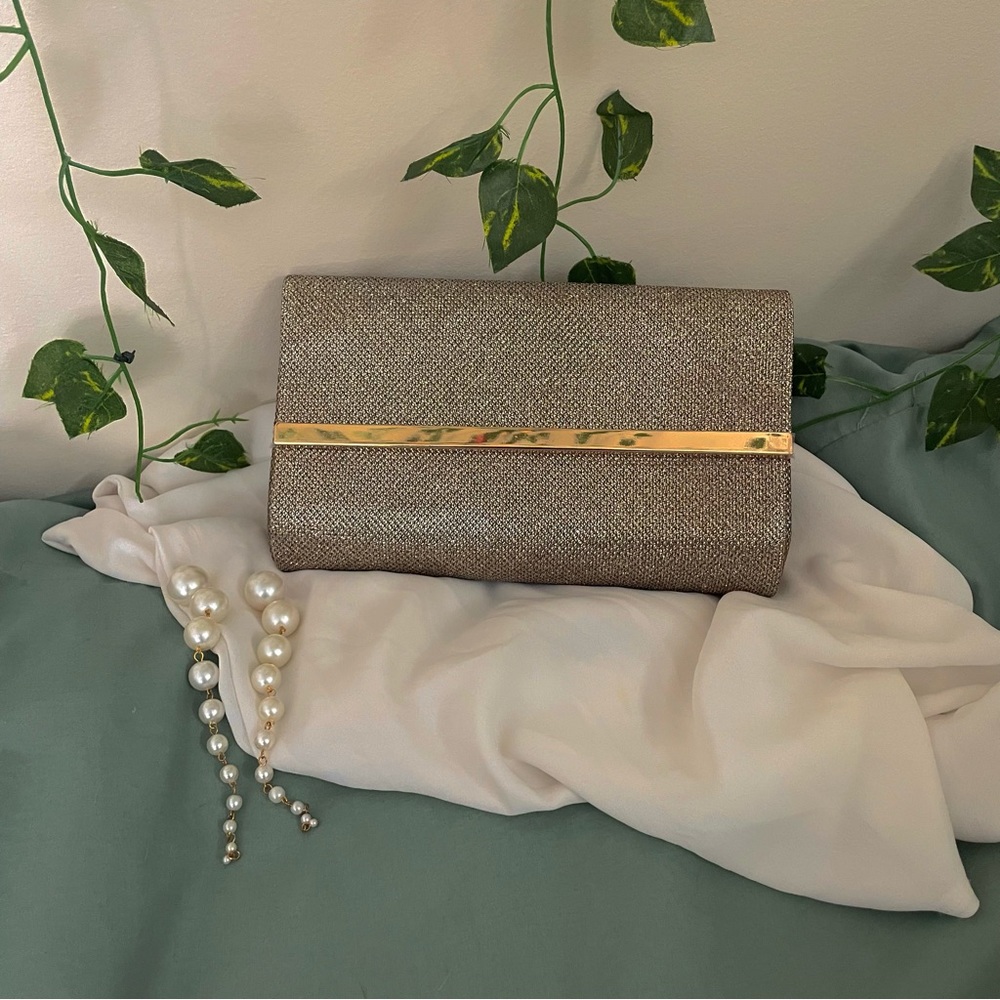 Gold Clutch Purse